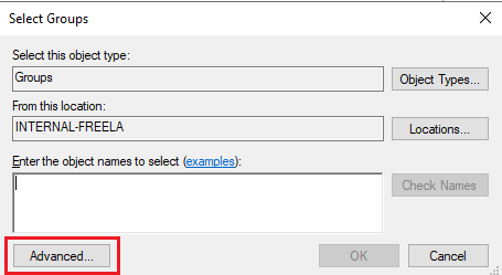 Tap the Advanced option